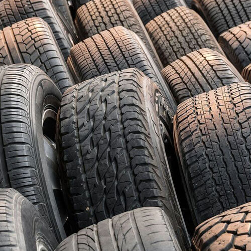 Used Tires Pile